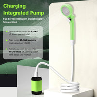 AQUAFLOWX – Portable Camping Shower Pump with Digital Display