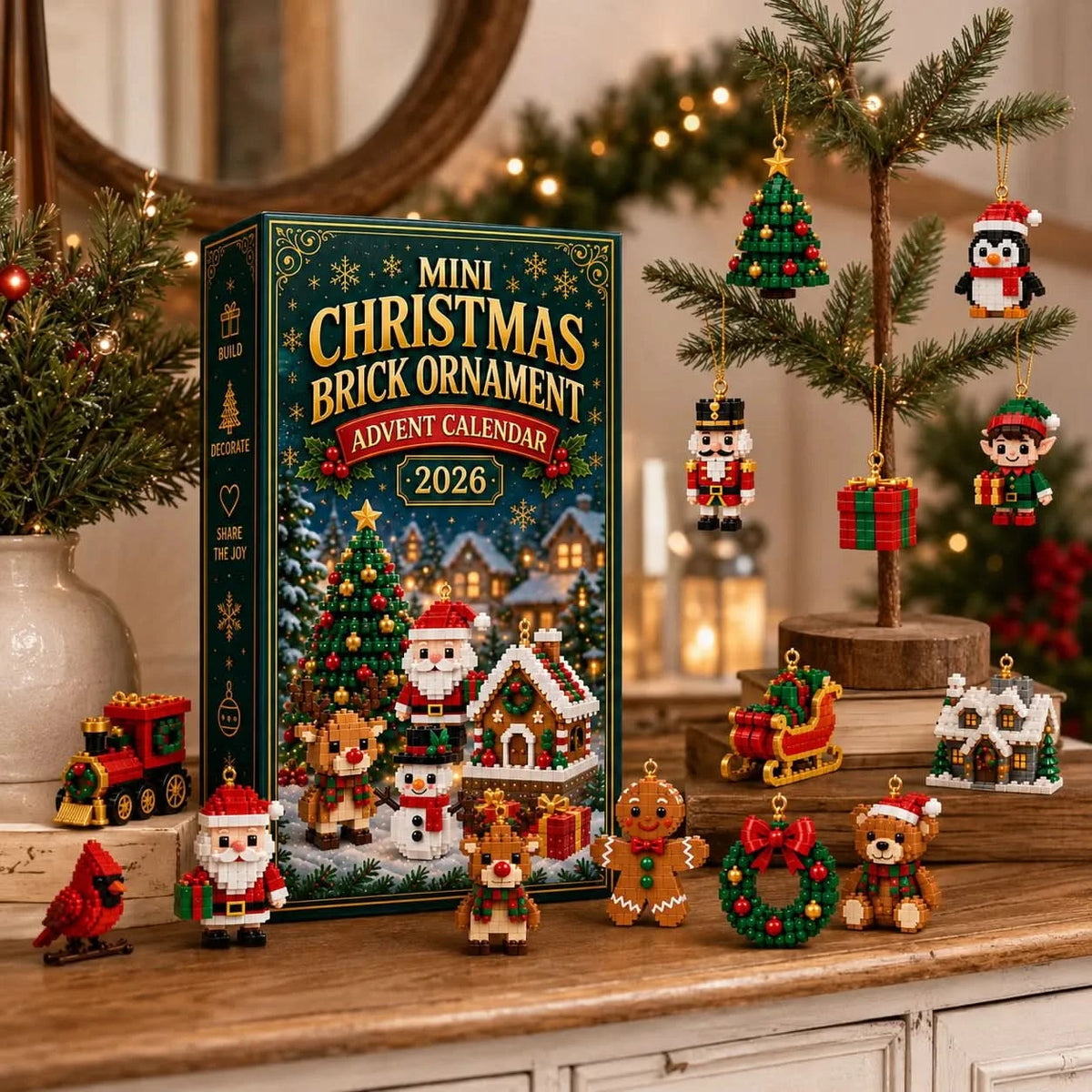 FESTIBRIX – Christmas Brick Advent Calendar for Holiday Surprises