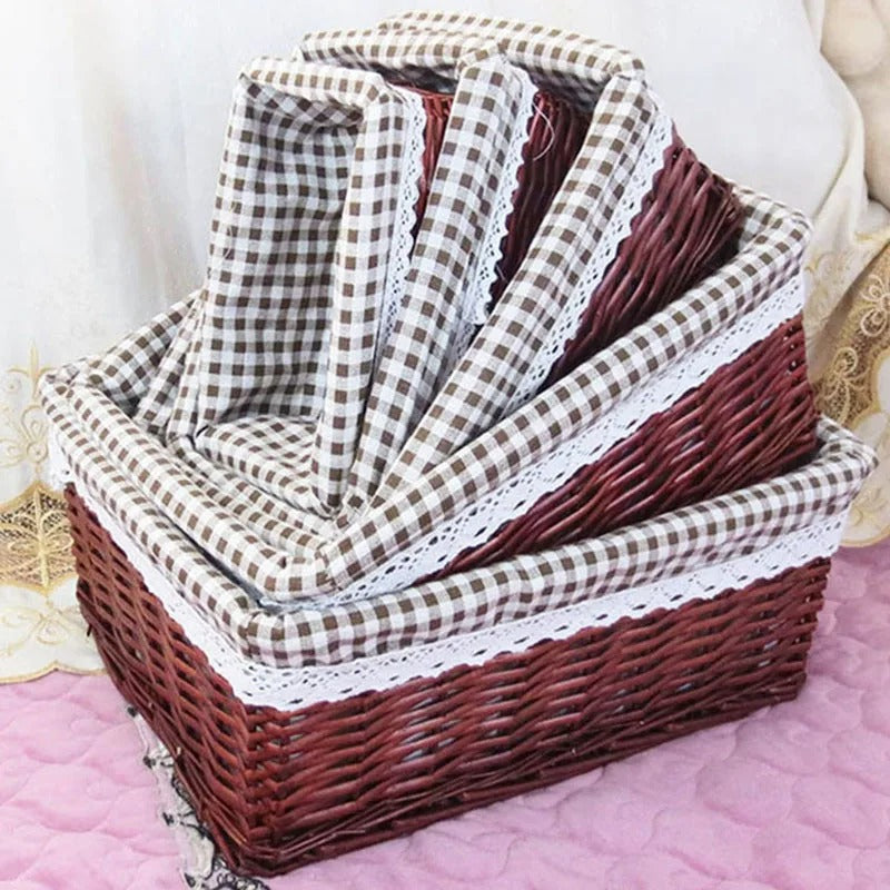 WILLOWCRAFT – Handmade Storage Basket Organizer