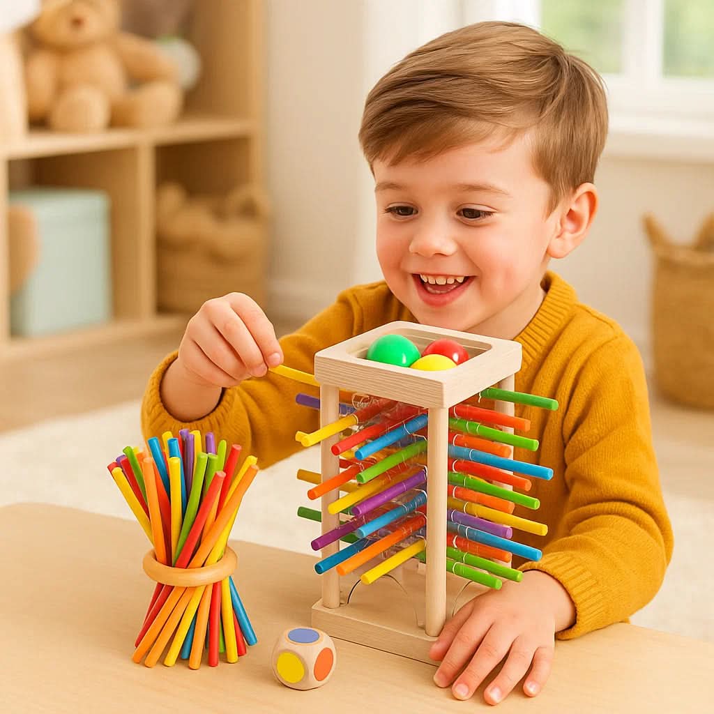 BALANIXA – 3-in-1 Stacking Toy for Coordination and Concentration