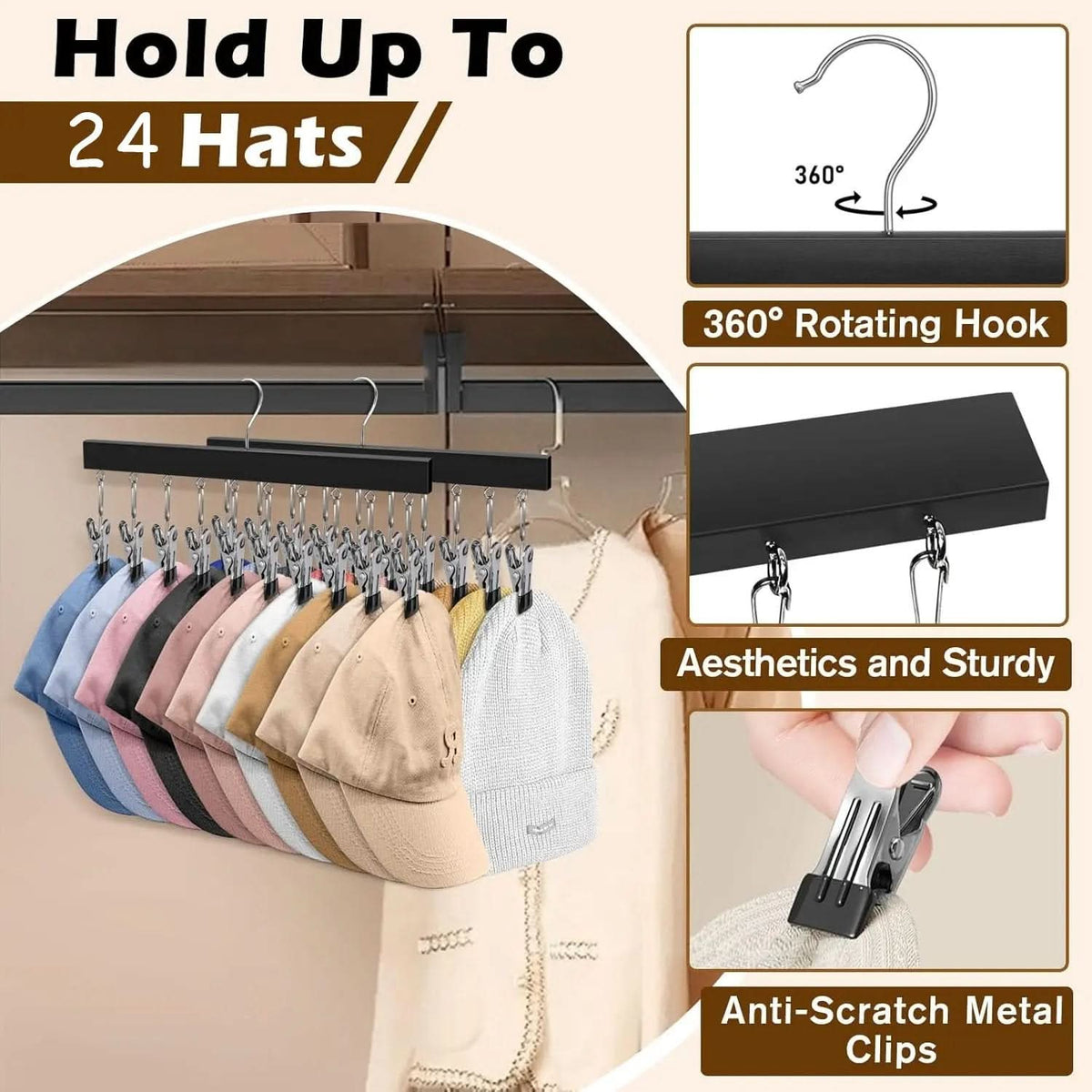 HATKEEPER – Hat Organizer for Organized Home Display