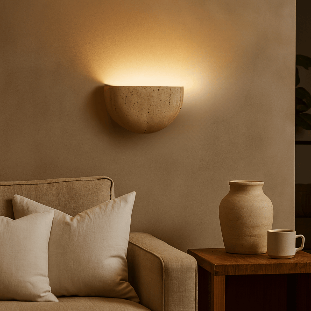 TERRAAURA – Lampada da parete per un'illuminazione calda e rilassante