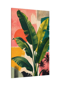 JUNGLELUMIA – Decoración de pared con hojas de plátano para un estilo interior vibrante
