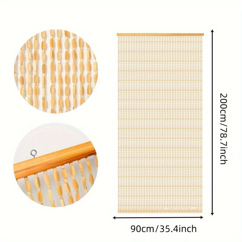 BEADNEST – Decorative Bamboo Curtain Screen for Doors & Cabinets