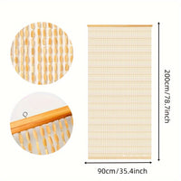 BEADNEST – Decorative Bamboo Curtain Screen for Doors & Cabinets