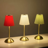 LUMISET – Portable Rechargeable LED Table Lamp Set with 3-Color Touch Control