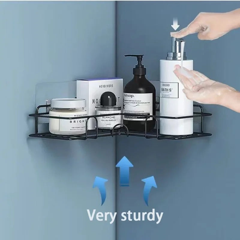IRONOVA – Metal Wall Mounted Bathroom Shelf Organizer