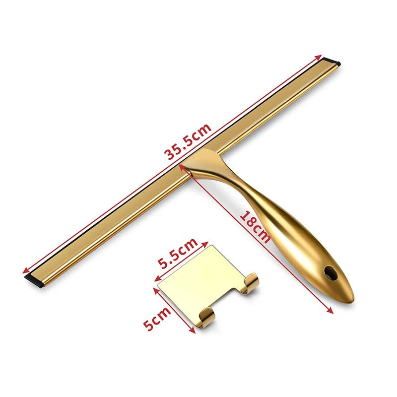 GOLDWIPE – Stainless Steel Shower Squeegee Cleaner