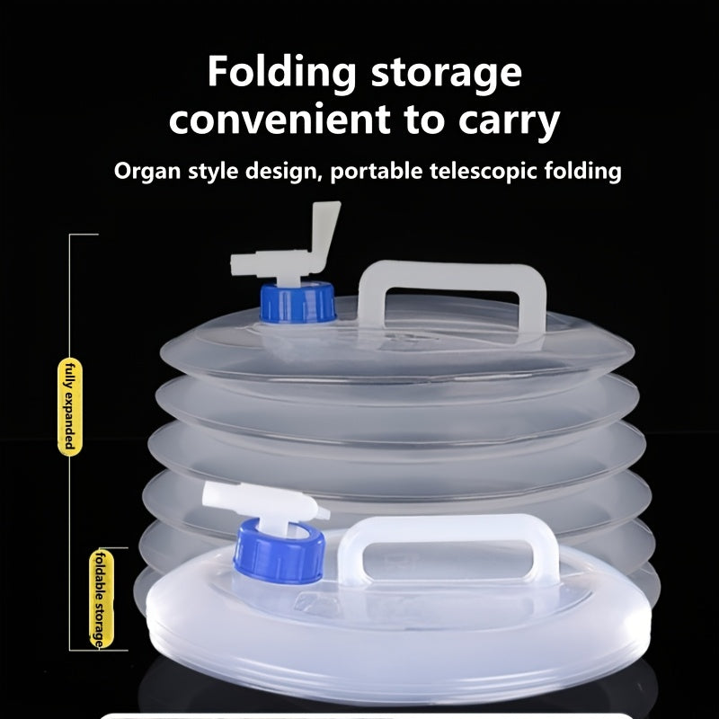 WATERFLOW – Foldable Water Storage Container with Sealed Lid for Camping