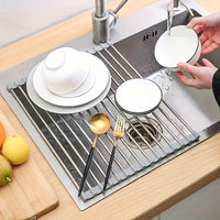 ROLLSINK – Stendibiancheria in acciaio inox arrotolabile