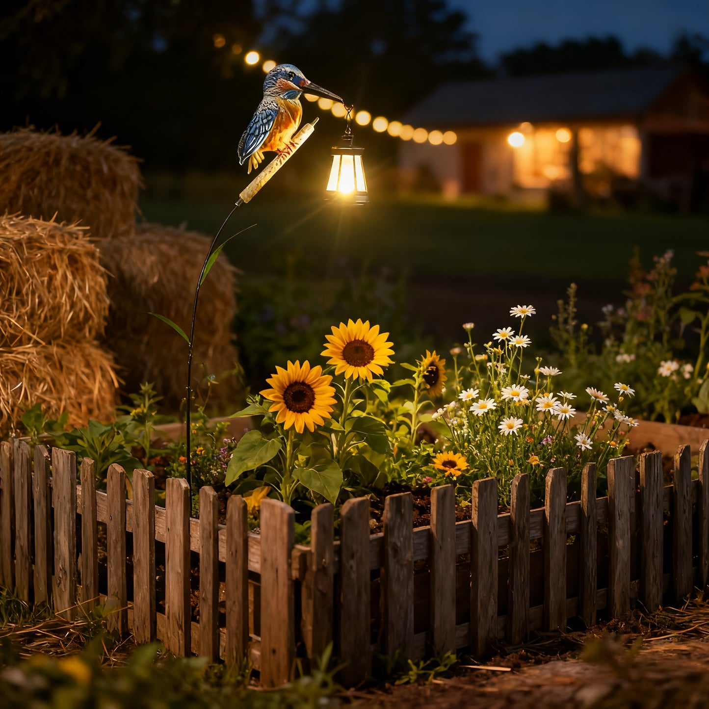 HUMMIGLOW – Solar Hummingbird Lantern Garden Hanging Light