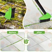 BRUSHORA – 3-in-1 Telescopic Wire Weeding Brush for Patio & Garden Cleaning