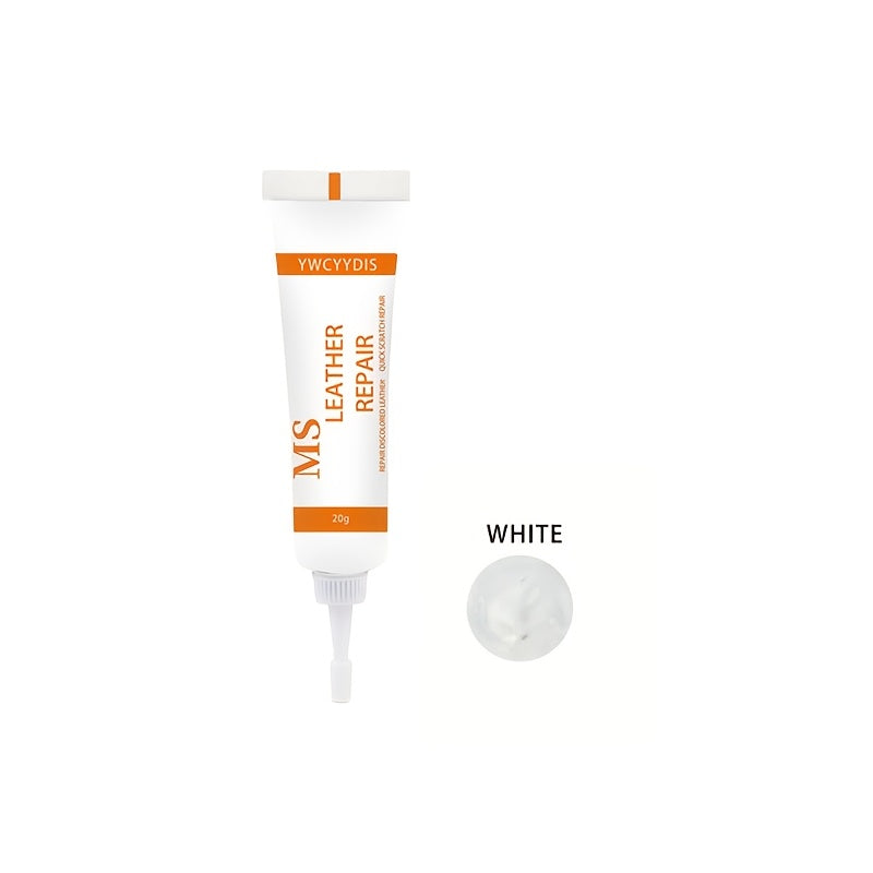 EDGELIVA – White Leather Edge Filler Repair Cream with Brush