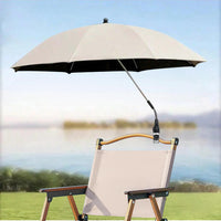 SHADEFLOW – Portable Beach Chair Umbrella with 360° Adjustable Rotation