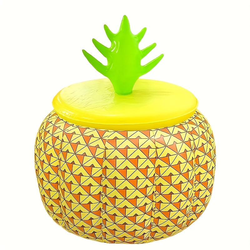 TROPICHILL – Inflatable Pineapple Ice Bucket for Outdoor Beverage Cooling and Summer Parties