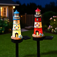 LIGHTHAVEN – Solar Outdoor Lighthouse Decorative Garden Lamp