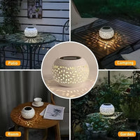 SOLARIS – Outdoor Solar Metal Table Lamp