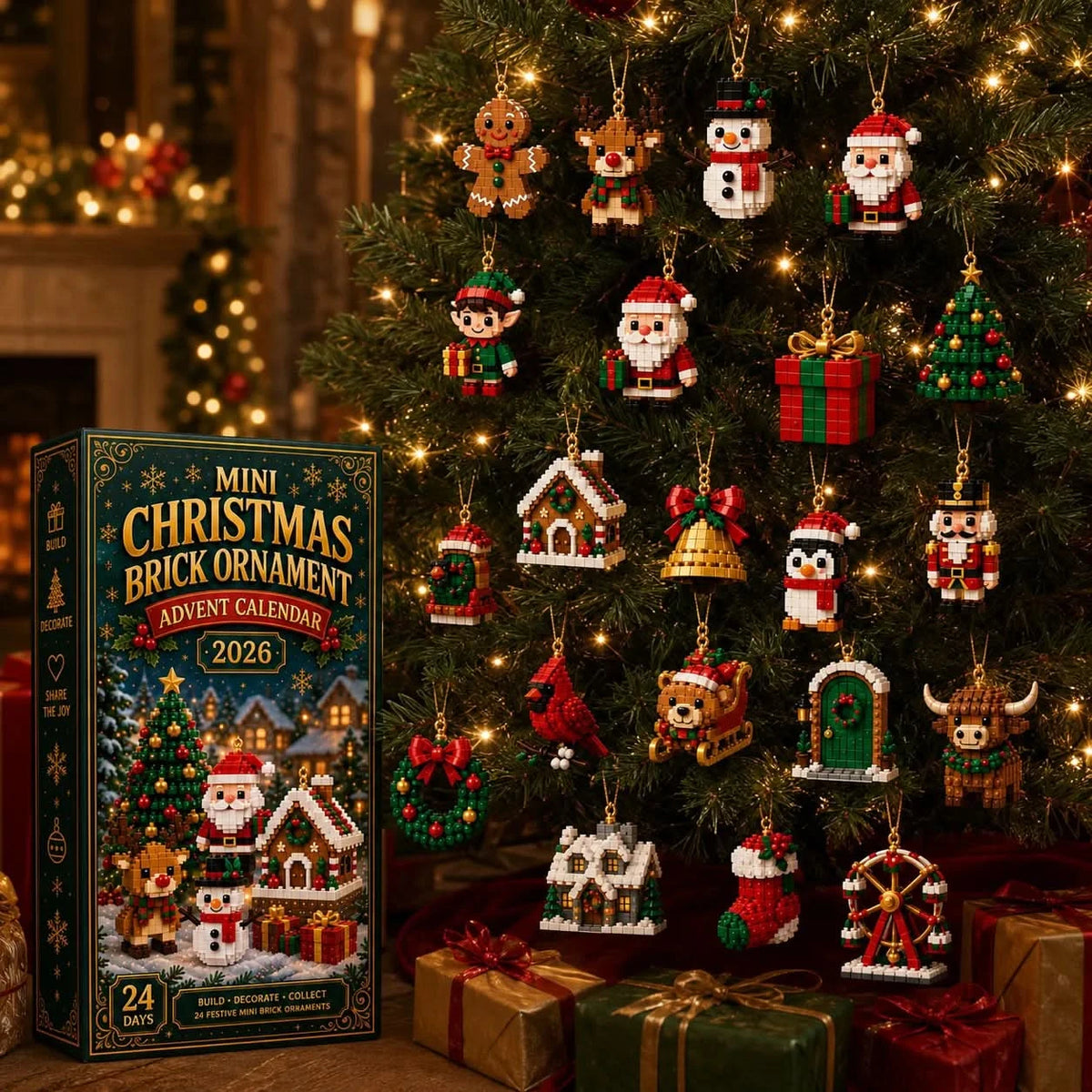 FESTIBRIX – Christmas Brick Advent Calendar for Holiday Surprises