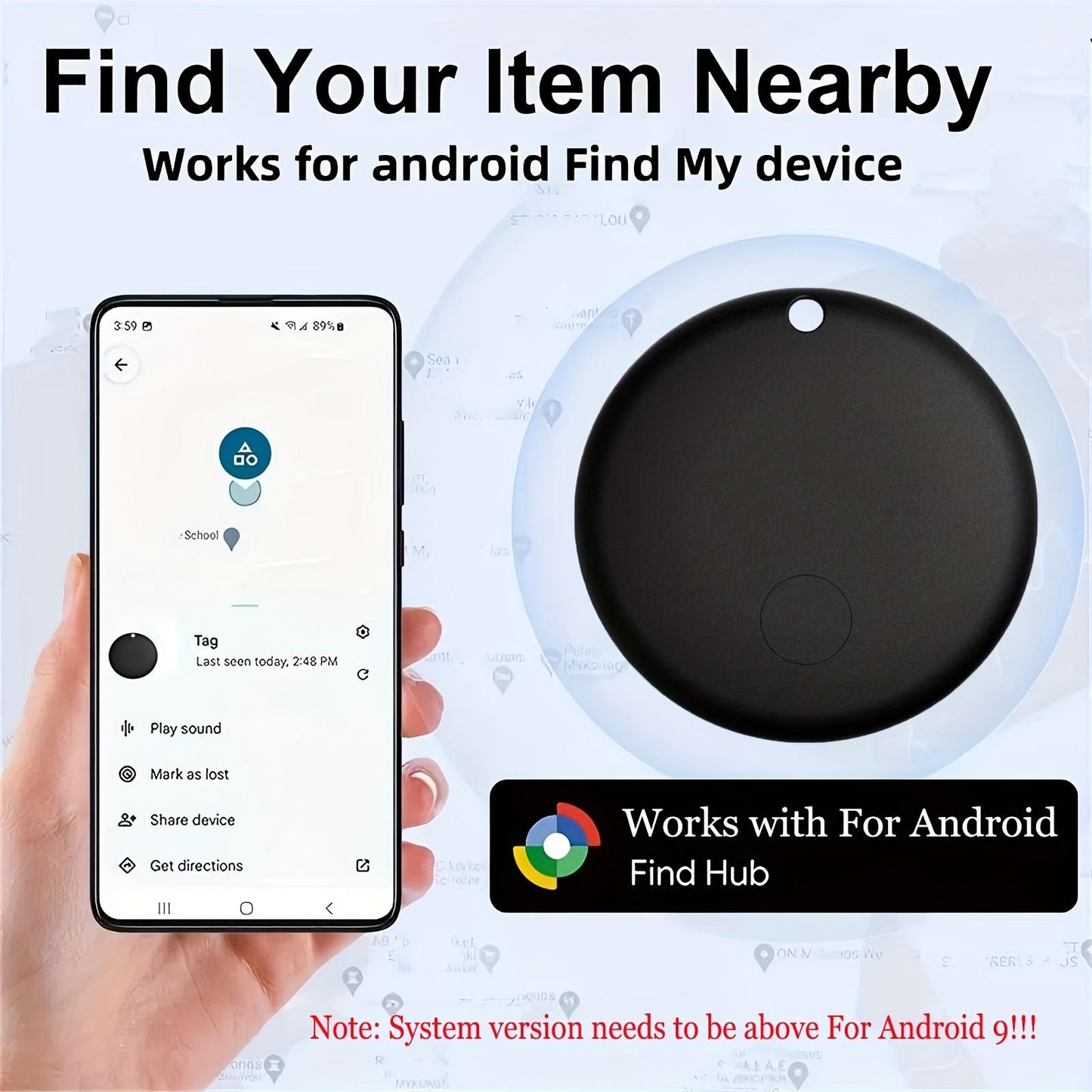 FINDTAG AUTO – Hidden GPS Vehicle Tracker & Smart Anti-Lost Tag