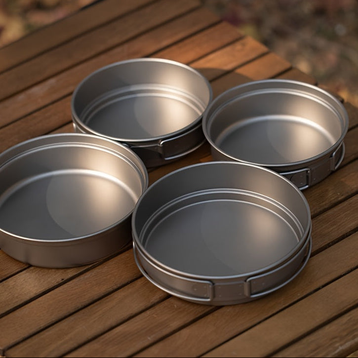 HIKENEST – Rustproof Stainless Steel Cookware for Hiking & Picnics