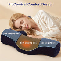 CERVIREST – Memory Foam Cervical Neck Pillow