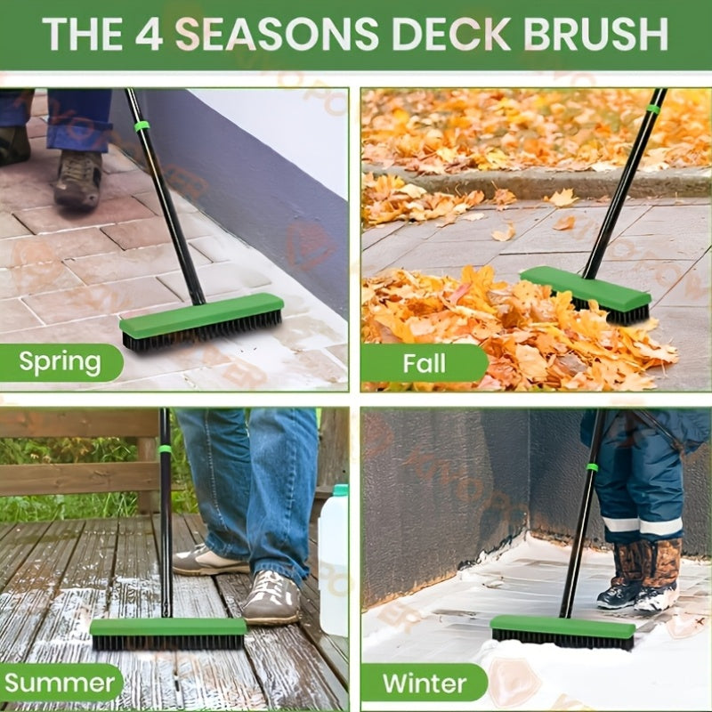 BRUSHORA – 3-in-1 Telescopic Wire Weeding Brush for Patio & Garden Cleaning