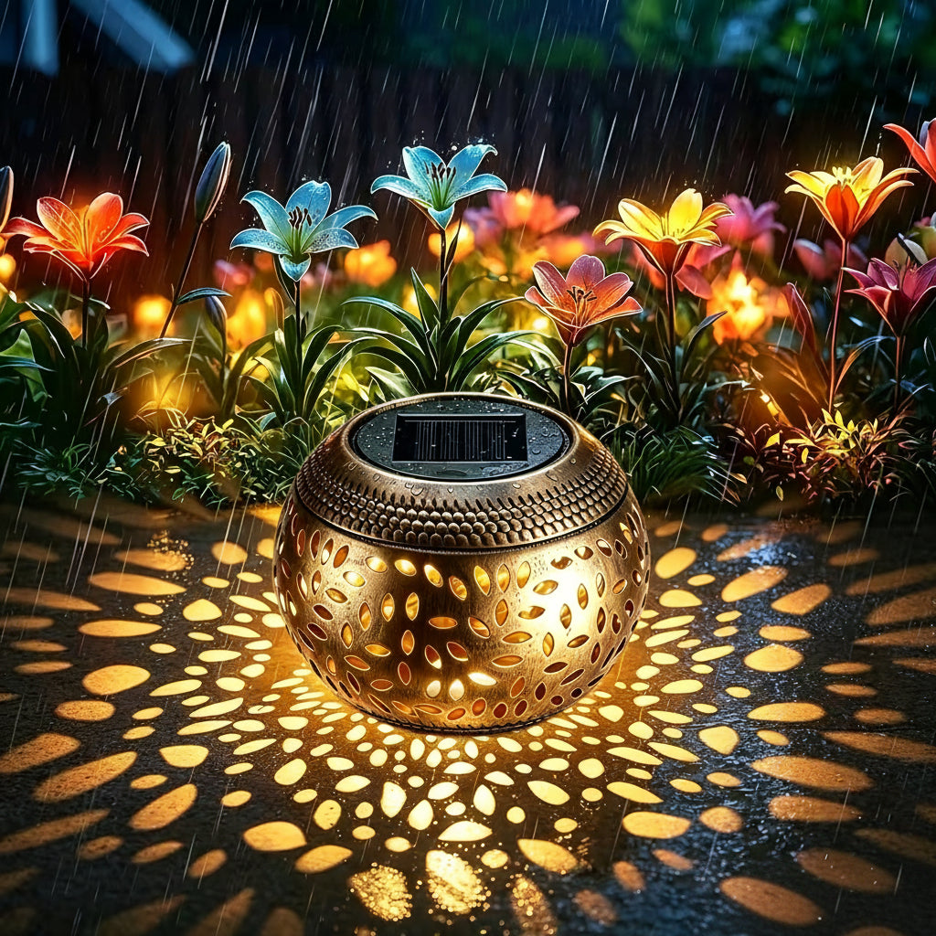 SOLARIS – Outdoor Solar Metal Table Lamp