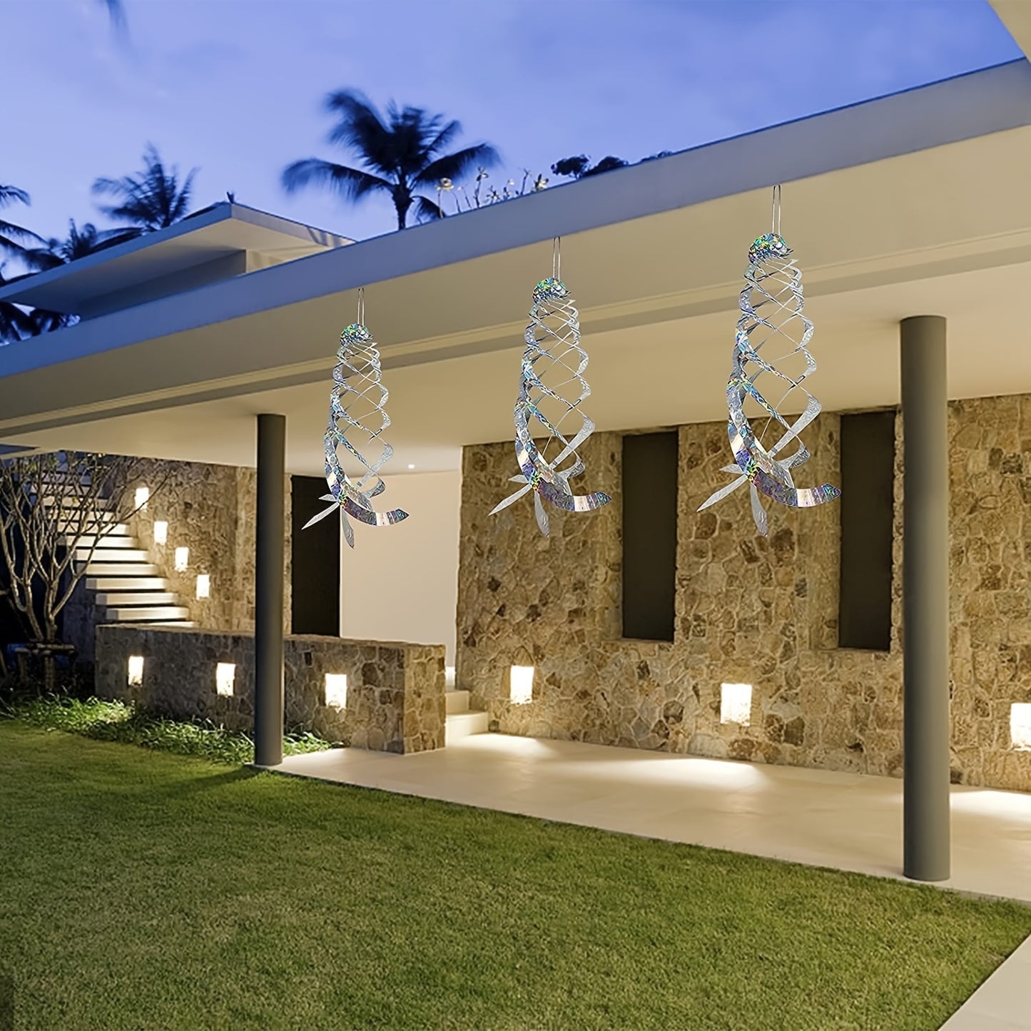 SPARKFLOW – Reflective Bird Spirals for Garden & Yard Safety