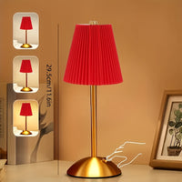 LUMISET – Portable Rechargeable LED Table Lamp Set with 3-Color Touch Control