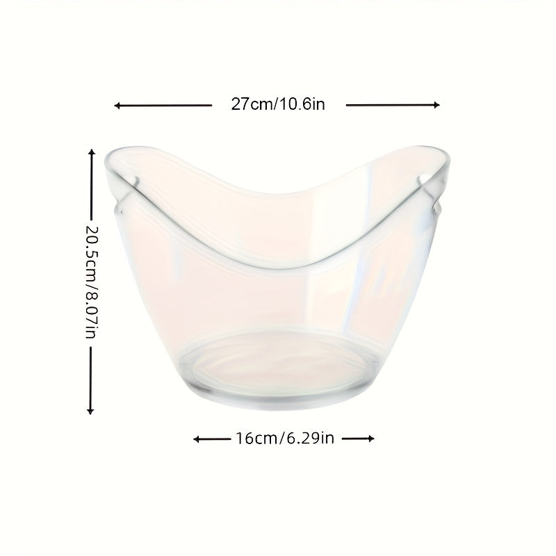 FROSTVAULT – Acrylic Ice Bucket for Stylish Beverage Cooling and Easy Party Serving