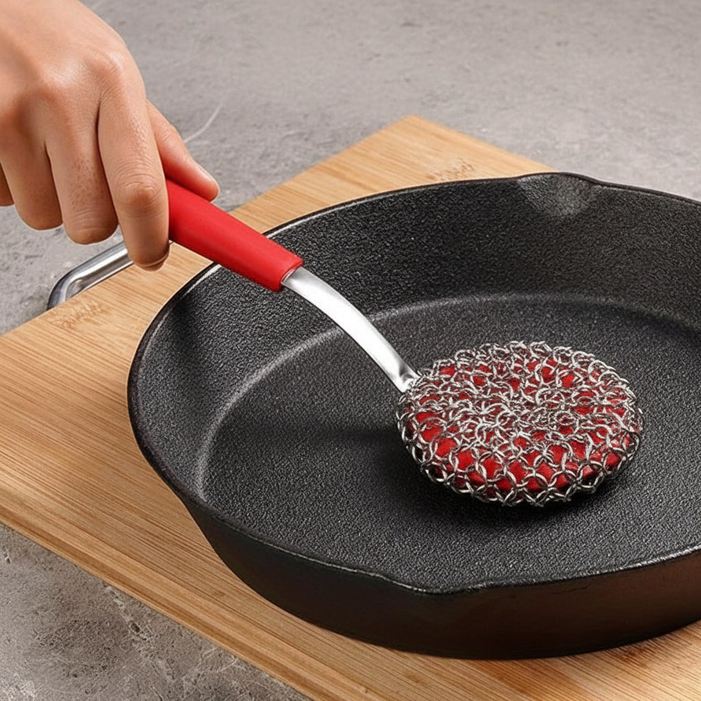 CHAINFLOW – Stainless Steel Grill Scrubber Bristle-Free Design