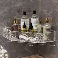 GLACIERA – Corner Glacier Design Bathroom Shelf Organizer