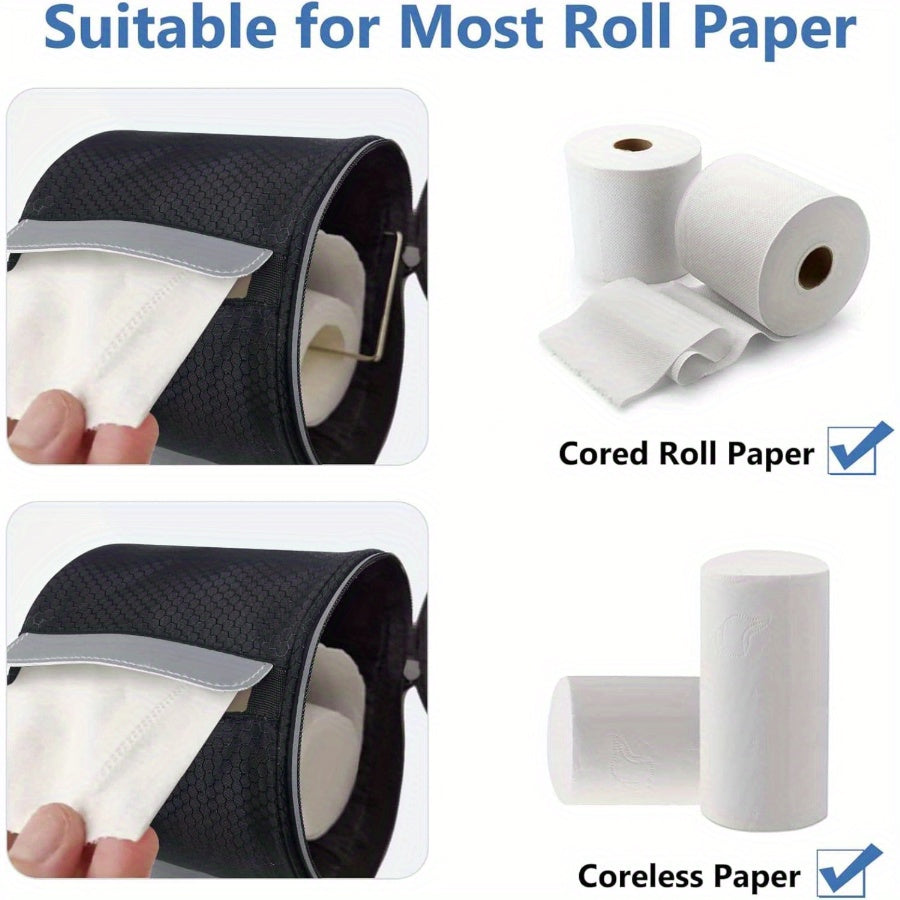 HONEYLIVA – Honeycomb Toilet Paper Holder with Durable Fabric Cover