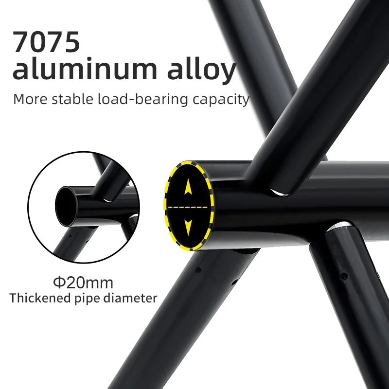 TREKSEAT – Sgabello da Campeggio Pieghevole in Alluminio Portatile