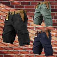 RUGGAREX – Pantaloncini Cargo da Uomo Leggeri con Tasche Multiple Casual