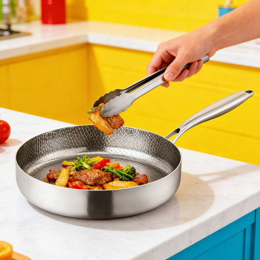 SEARFLOW – Stainless Steel Non-Stick Pan for Daily Meal Prep