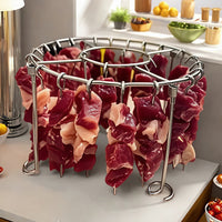 GRILLTOWER – Stainless Steel Vertical Skewer Rack Set