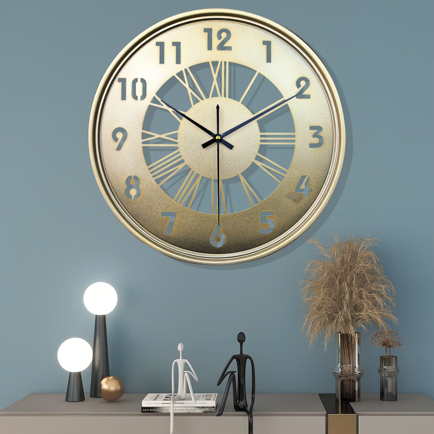 Ironvale Silent Round Iron Wall Clock