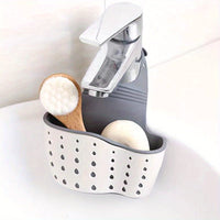 SINKORGANIX – Adjustable Sink Storage Tray with Sponges Set