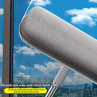 GLASSTEL – Retractable Magic Window Cleaning Brush with Pet Hair Removal Function