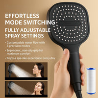 AQUAVITA - High-Pressure Filtered Shower Head with Turbo Boost & Rain Spray 5