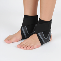 ANKLEGUARD - Adjustable Ankle Compression Sleeve for Pain Relief & Stability