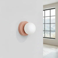 LUNARIS – LED Ball Wall Sconce for Serene Interior Glow