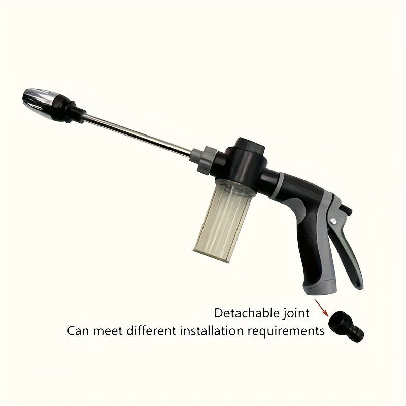 AquaBlast - High Pressure Garden Hose Nozzle Sprayer with Foam Cannon & Ergonomic Handle 5