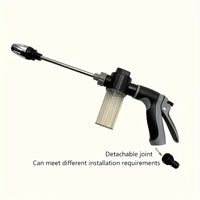 AquaBlast - High Pressure Garden Hose Nozzle Sprayer with Foam Cannon & Ergonomic Handle 5