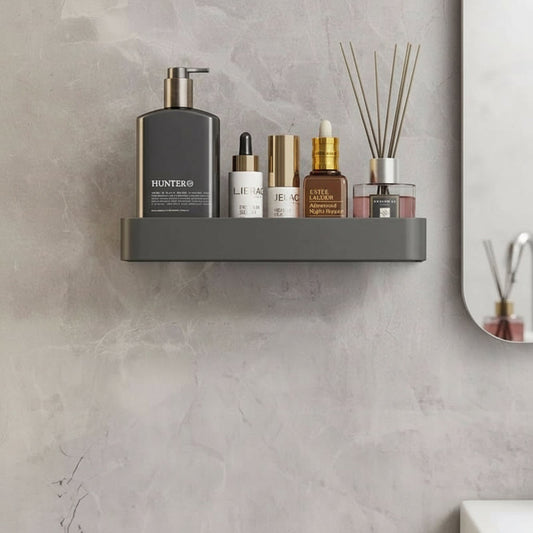 AquaShelf - Elegant Wall Shelf with Towel Holder for Stylish Bathroom Storage 0