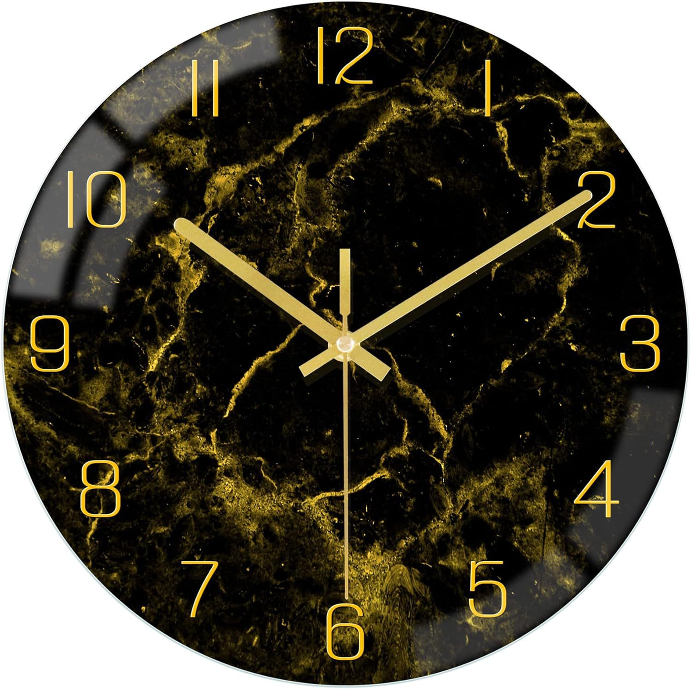 ArtGlass - Modern 12-Inch Wall Clock with Artistic Designs 0