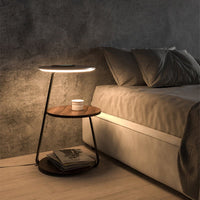 Articture Modern Side Table with Wireless Charger and Ambient Lighting 0