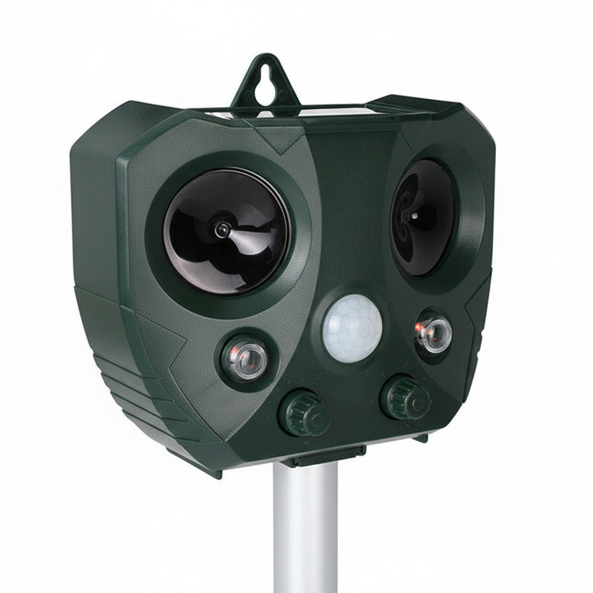 BIRDSTOP - Solar-Powered Ultrasonic Garden Pest Repeller Device 1