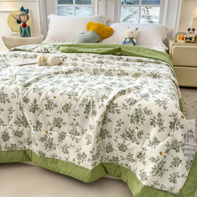 BLOOMCOOL - Lightweight Floral Summer Quilt for Breathable Comfort 2